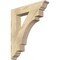 Ekena Millwork Merced Traditional Rough Sawn Bracket, Douglas Fir, 4"W x 24"D x 28"H BKT04X24X28MRC01RDF - alternate 1